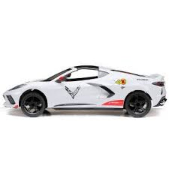 Corvette Stingrays Sports Car 22" FF Usb Showcase 1:8 Scale R/C C-8 White 🆕NWT! - Picture 4 of 11